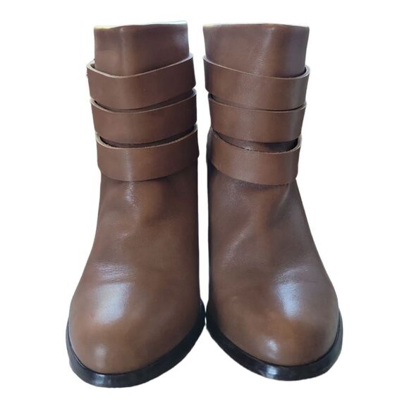 Ella's Moss Brown Leather Boots with Straps size 7.5 - Picture 3 of 5